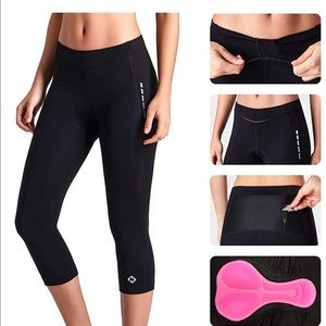 Naviskin Padded Cycling Cropped Leggings